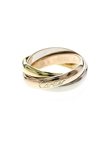 Cartier Cartier Trinity Ring Yellow Gold (18K),Pink Gold (18K),White Gold (18K) Fashion No Stone Band Ring Gold (view 1)