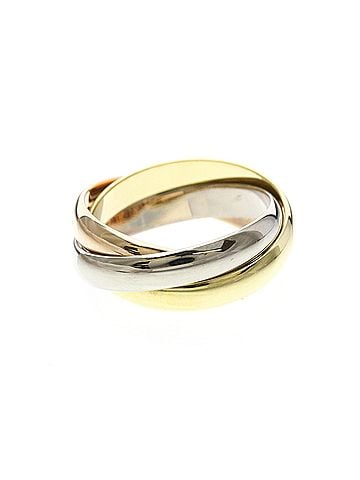 Cartier Cartier Trinity Ring Yellow Gold (18K),Pink Gold (18K),White Gold (18K) Fashion No Stone Band Ring Gold (view 2)