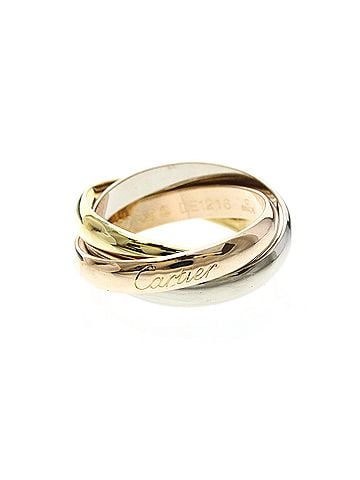 Cartier Cartier Trinity Ring Yellow Gold (18K),Pink Gold (18K),White Gold (18K) Fashion No Stone Band Ring Gold (view 1)