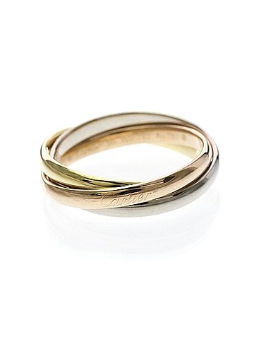 Cartier Cartier Trinity Ring Yellow Gold (18K),Pink Gold (18K),White Gold (18K) Fashion No Stone Band Ring Gold (view 1)