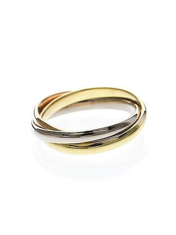 Cartier Cartier Trinity Ring Yellow Gold (18K),Pink Gold (18K),White Gold (18K) Fashion No Stone Band Ring Gold (view 2)