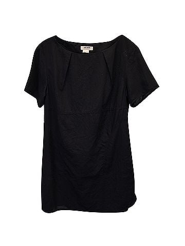 Acne Acne Studios Short-Sleeve Top in Black Polyester (view 1)