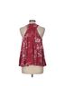 Lucky Brand Floral Red Sleeveless Blouse Size L - photo 2