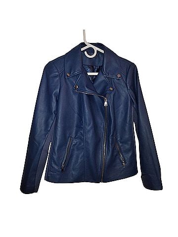 Chico's Faux Leather Jacket (view 1)