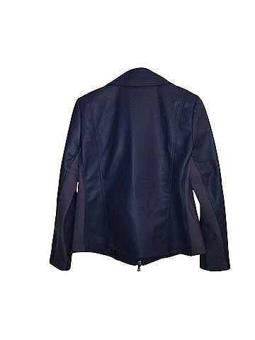 Chico's Faux Leather Jacket (view 2)