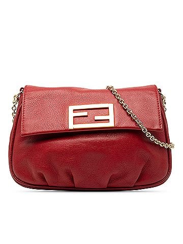 Fendi Leather Fendista Pochette Crossbody (view 1)