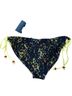 Affliction Floral Black Yellow Swimsuit Bottoms Size L - photo 2