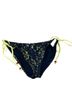 Affliction Floral Black Yellow Swimsuit Bottoms Size L - photo 1