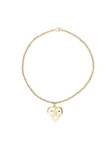 Chanel CC Heart Pendant Necklace (view 1)