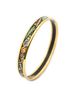 Hermes Leather Goods Black Enamel Bangle PM One size - photo 1