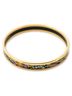 Hermes Leather Goods Black Enamel Bangle PM One size - photo 3
