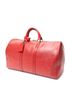 Louis Vuitton Red Keepall Black Stitching 50 One size - photo 3