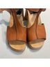 Swedish Hasbeens 100% Leather Tan Sandals Size EU 37 - photo 5