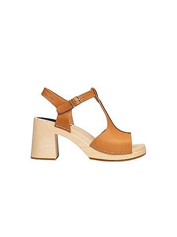 Swedish Hasbeens Stitchy Sandals (view 1)