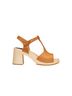 Swedish Hasbeens 100% Leather Tan Sandals Size EU 37 - photo 1