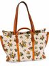 Tory Burch Damask Tan Multi Color White Tote One size - photo 6