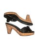 Coach 100% Leather Brown Black Wedges Size 8 - photo 1
