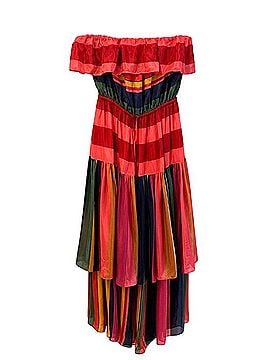 FARM Rio Colorblock Striped Off-the-Shoulder Maxi Dress Casual Dress (view 1)