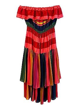 FARM Rio Colorblock Striped Off-the-Shoulder Maxi Dress Casual Dress (view 2)