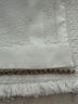 Magaschoni 91% Cotton 9% Polyamide 100% Acetate Solid Ivory Coat Size 6 - photo 5