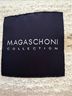 Magaschoni 91% Cotton 9% Polyamide 100% Acetate Solid Ivory Coat Size 6 - photo 6