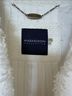 Magaschoni 91% Cotton 9% Polyamide 100% Acetate Solid Ivory Coat Size 6 - photo 9