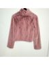 Anthropologie 100% Polyester Solid Pink Jacket Size S - photo 3