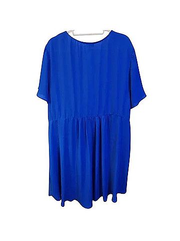 Torrid Georgette Twist Front Babydoll Dress Casual Dress (view 2)