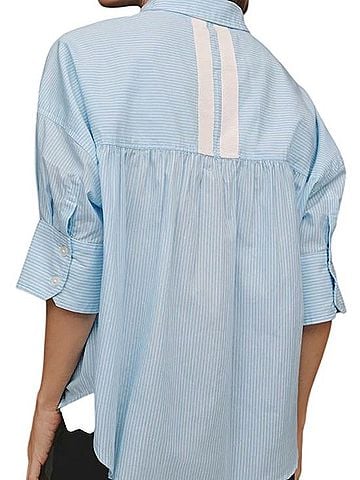 Maeve Mabel 3/4 Sleeve Button-Down Shirt (view 2)