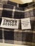 Chico's 100% Linen Plaid Black White Gray Button-Down Shirt Size 2 - photo 3
