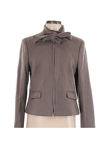 Banana Republic Wool Blend Bow Neck Jacket Blazer (view 1)