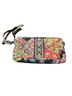 Vera Bradley 100% Cotton Floral Paisley Multi Color Black Wristlet One size - photo 1