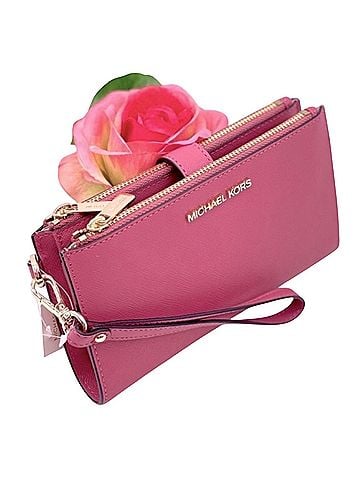 Michael Kors Leather Wristlet (view 1)