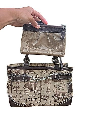 Coach Leather Tote (view 1)