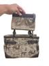 Coach Print Brown Tan Leather Tote One size - photo 1