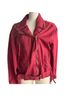 Free People Red Denim Jacket Size S - photo 1