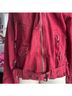Free People Red Denim Jacket Size S - photo 5