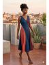 Tory Burch 100% Polyester Floral Blue Red Casual Dress Size 6 - photo 4