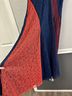 Tory Burch 100% Polyester Floral Blue Red Casual Dress Size 6 - photo 8