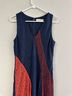 Tory Burch 100% Polyester Floral Blue Red Casual Dress Size 6 - photo 6