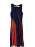 Tory Burch 100% Polyester Floral Blue Red Casual Dress Size 6 - photo 1