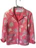 Blair 100% Cotton 100% Polyester Floral Pink Jacket Size 14 - photo 1