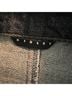 Sisley 100% Cotton Solid Blue Denim Jacket Size 4 - photo 3