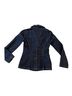 Sisley 100% Cotton Solid Blue Denim Jacket Size 4 - photo 2