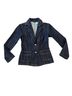 Sisley 100% Cotton Solid Blue Denim Jacket Size 4 - photo 1