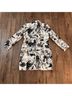 Amanda Smith Floral Multi Color Black White Coat Size 6 (petite) - photo 3