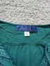 Blue Rain Green Teal Blouse Size S - photo 3