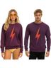 Aviator Nation Purple Pullover Sweater Size S - photo 1