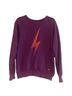 Aviator Nation Purple Pullover Sweater Size S - photo 4