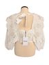 Pomelo 100% Polyester White Short Sleeve Blouse Size XS - photo 2